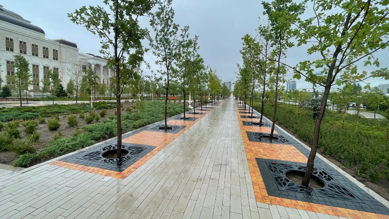 Приствольная решетка для дерева ZKING CRUST 1.2х1.2м Черная в Дзержинске фото