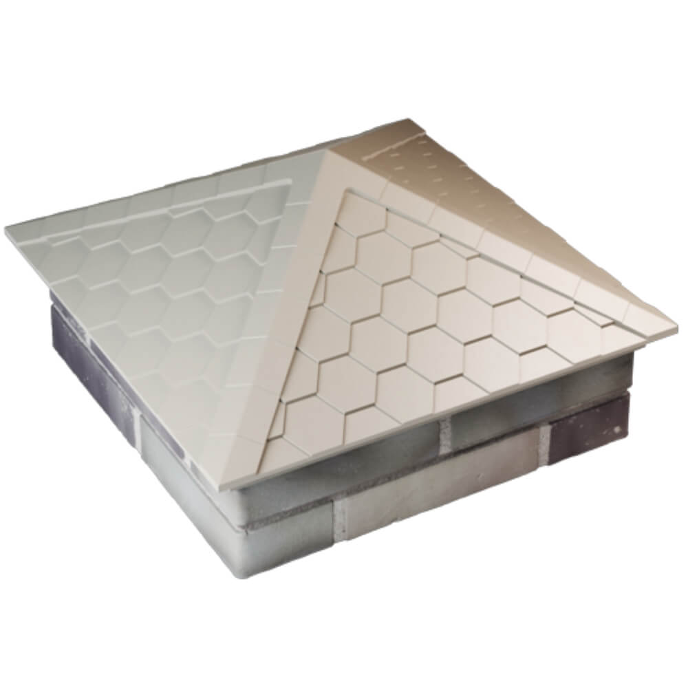 Колпак Zking Эверест Бежевый на столб 2х2 кирпича (535х535мм) Дзержинск фото