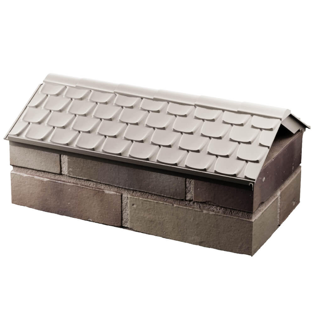 Парапет Zking Эльбрус Бежевый с посадкой на 1 кирпич (255мм) в Дзержинске фото