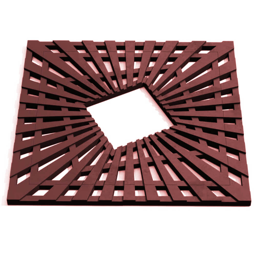 Приствольная решетка для дерева ZKING ATMOSPHERE 1.2х1.2м Коричневая Дзержинск фото