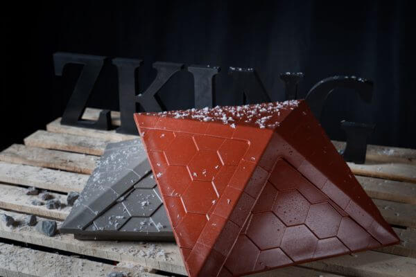 Колпак Zking Эверест Красный на столб 1.5х1.5 кирпича (390х390мм) в Дзержинске фото