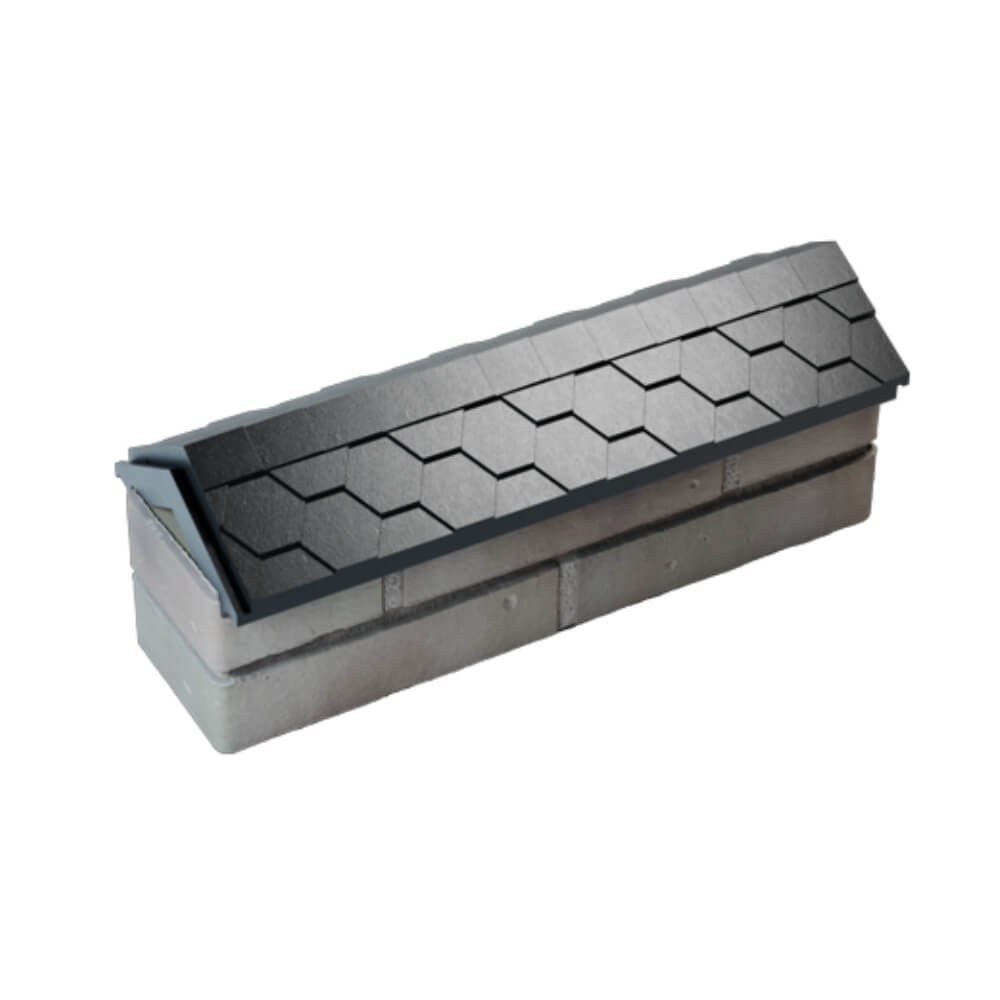 Парапет Zking Эверест Черный с посадкой на 0.5 кирпича (130мм) в Дзержинске фото