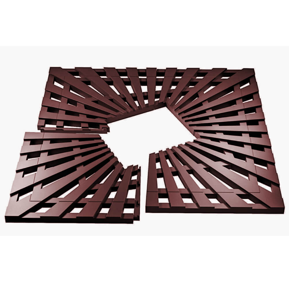 Приствольная решетка для дерева ZKING ATMOSPHERE 1.2х1.2м Коричневая в Дзержинске фото