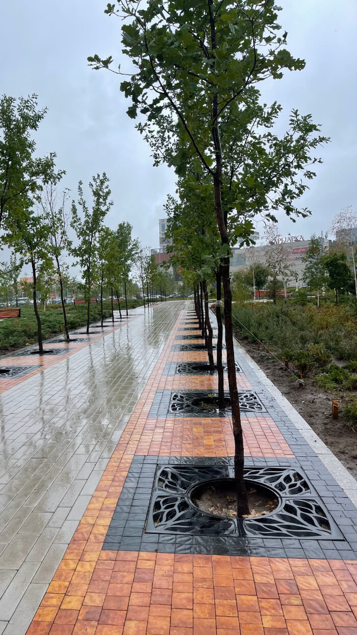 Приствольная решетка для дерева ZKING CRUST 1.2х1.2м Черная в Дзержинске фото