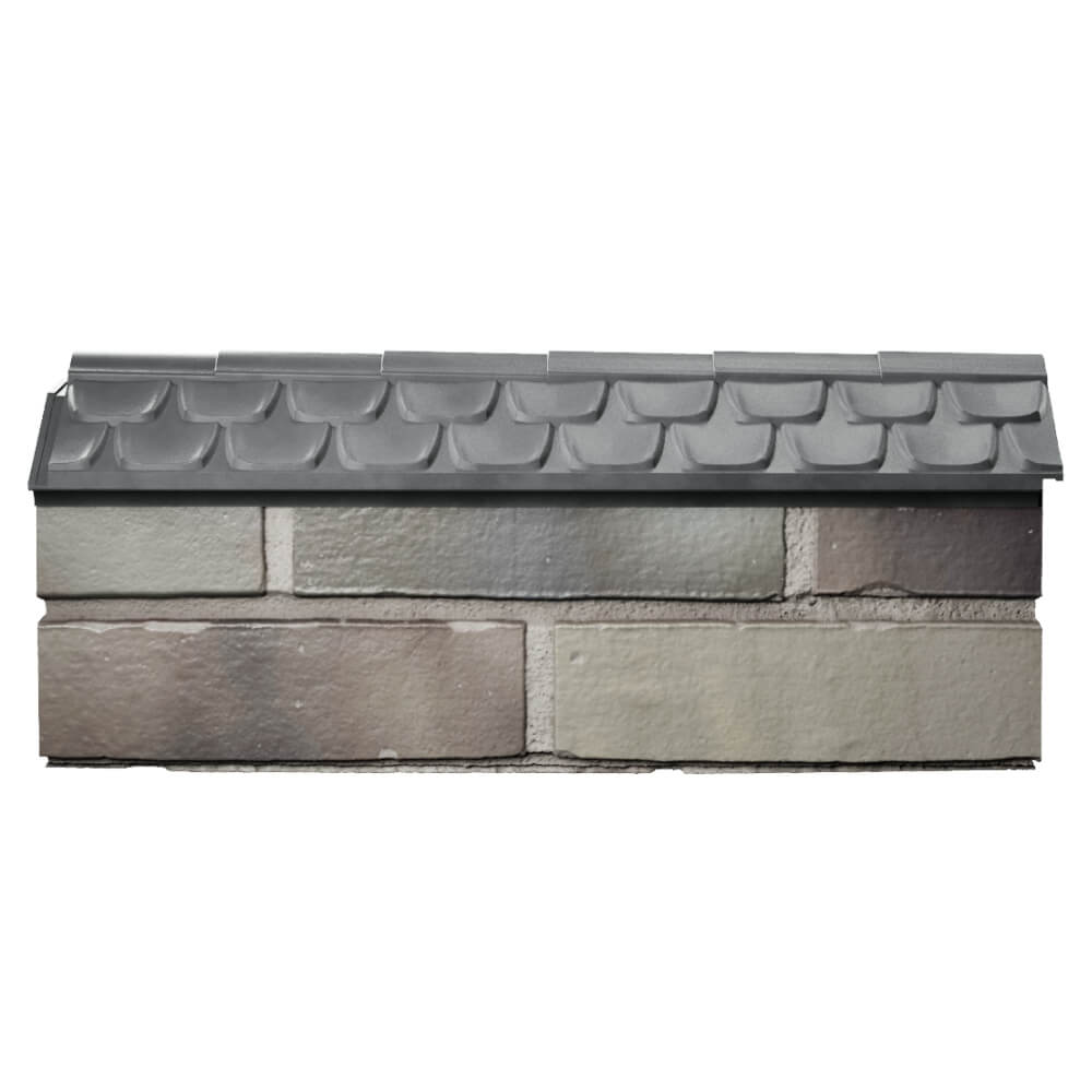 Парапет Zking Эльбрус Серый с посадкой на 0.5 кирпича (130мм) в Дзержинске фото