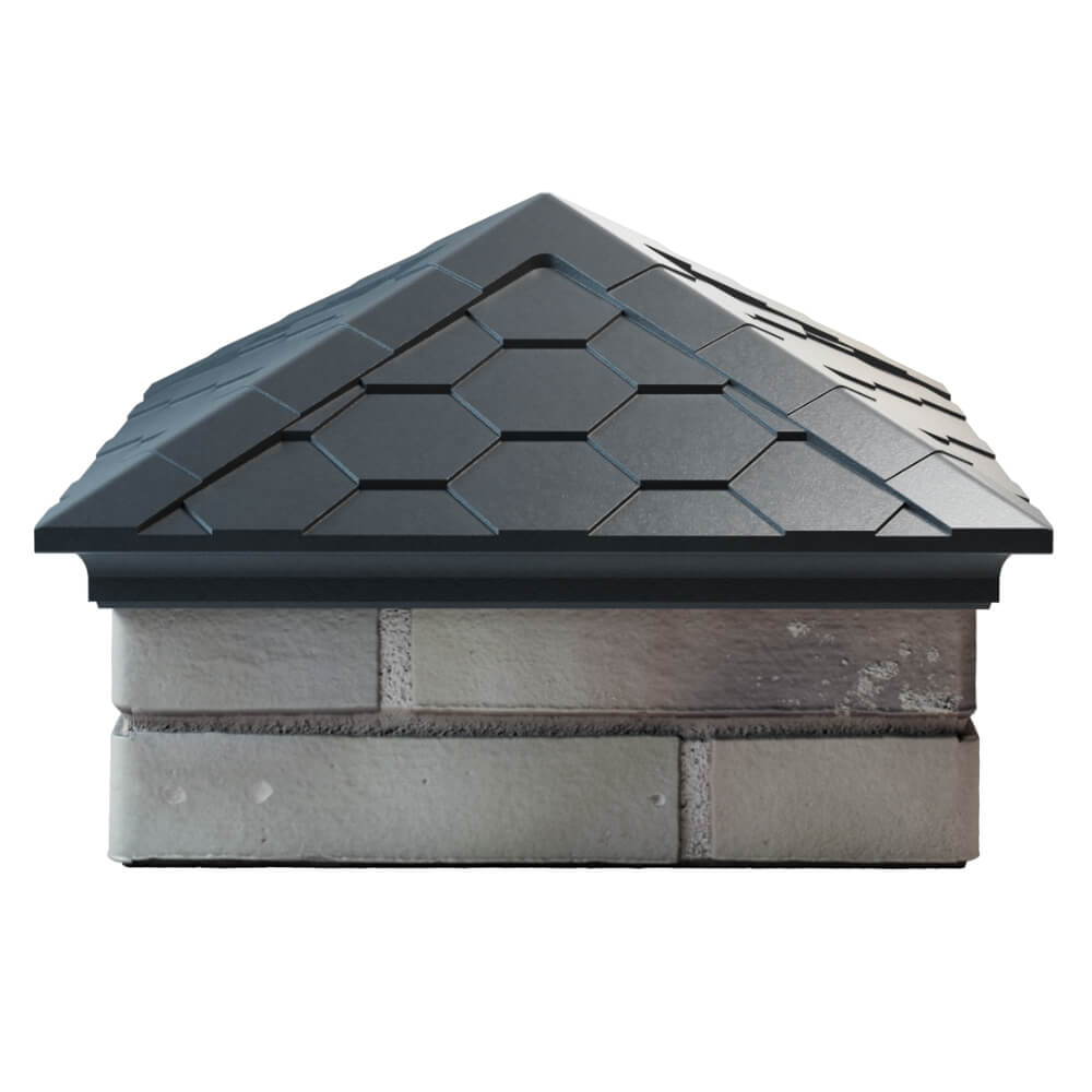 Колпак Zking Эверест Серый на столб 1.5х1.5 кирпича (390х390мм) Дзержинск фото