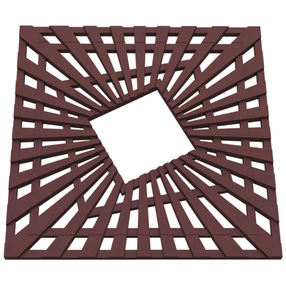 Приствольная решетка для дерева ZKING ATMOSPHERE 1.2х1.2м Коричневая в Дзержинске фото