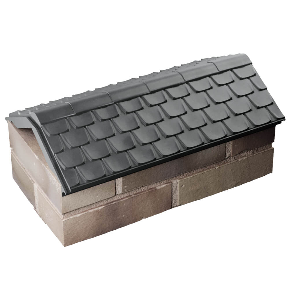 Парапет Zking Эльбрус Серый с посадкой на 1 кирпич (255мм) в Дзержинске фото