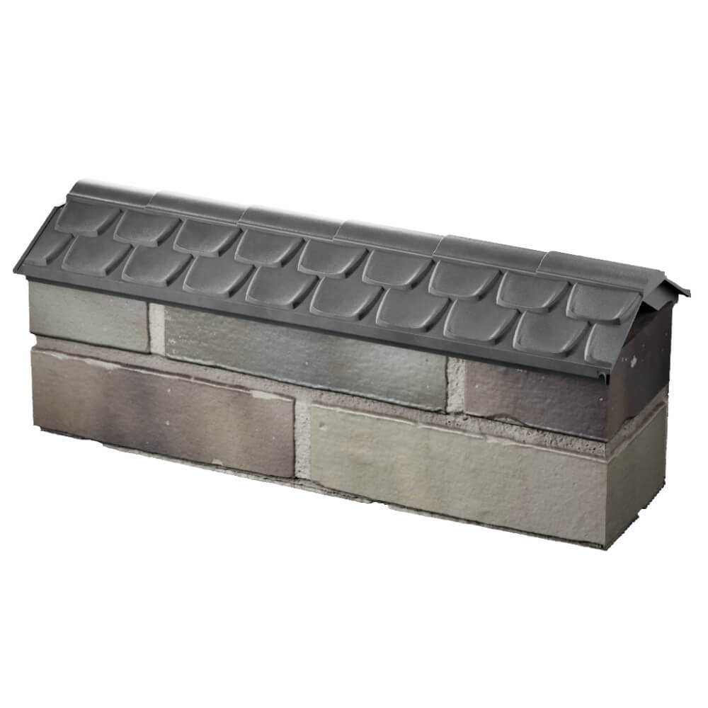 Парапет Zking Эльбрус Серый с посадкой на 0.5 кирпича (130мм) в Дзержинске фото