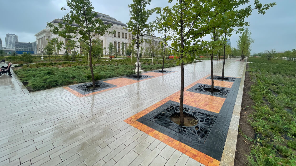 Приствольная решетка для дерева ZKING CRUST 1.2х1.2м Черная в Дзержинске фото