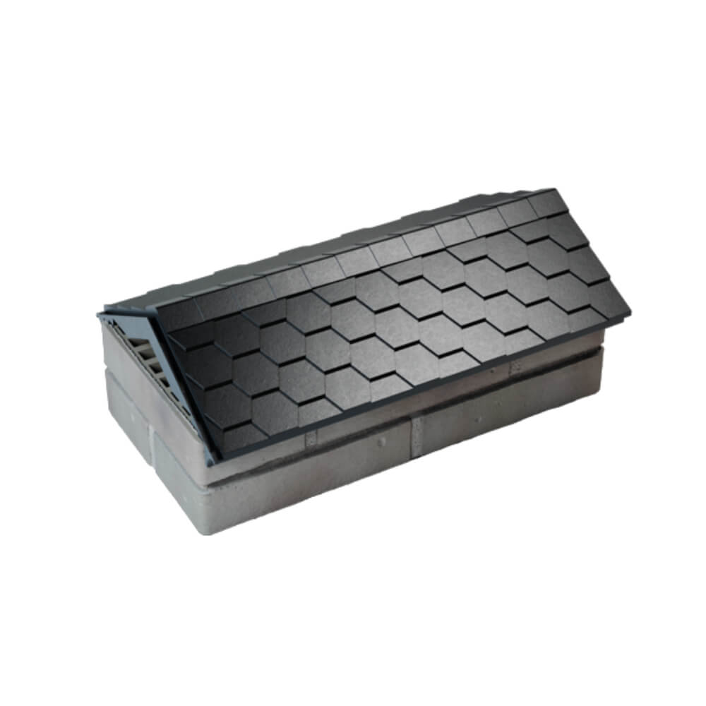 Парапет Zking Эверест Черный с посадкой на 1 кирпич (200/225/255мм) в Дзержинске фото