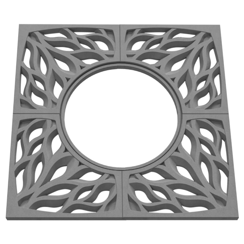 Приствольная решетка для дерева ZKING CRUST 1.2х1.2м Серая в Дзержинске фото