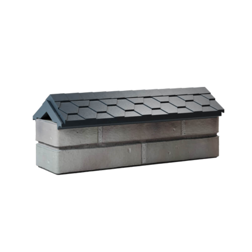 Парапет Zking Эверест Серый с посадкой на 0.5 кирпича (130мм) Дзержинск фото