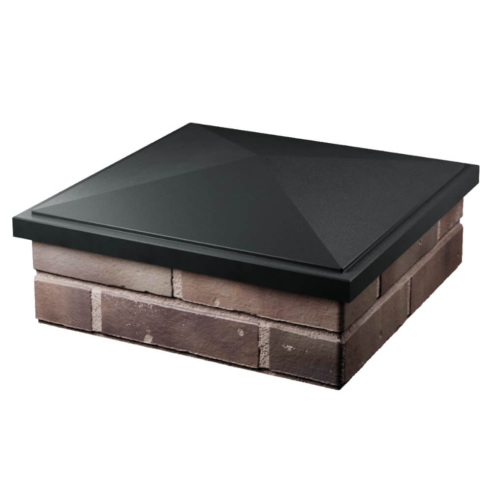 Колпак Zking БонаМоно Черный на столб 2х2 кирпича (515х515, 530х530мм) в Дзержинске фото