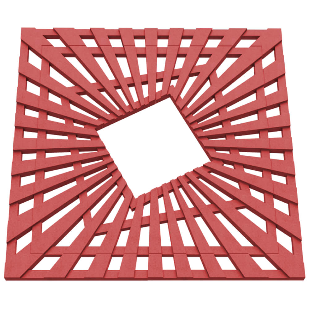 Приствольная решетка для дерева ZKING ATMOSPHERE 1.2х1.2м Красная в Дзержинске фото