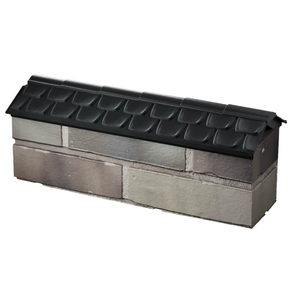 Парапет Zking Эльбрус Черный с посадкой на 0.5 кирпича (130мм) в Дзержинске фото