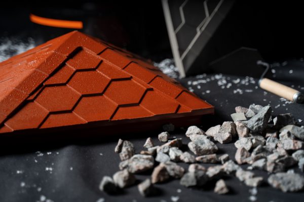 Колпак Zking Эверест Красный на столб 1.5х1.5 кирпича (390х390мм) в Дзержинске фото