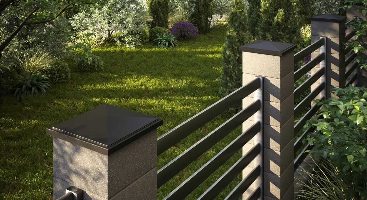 Колпак Zking БонаМоно Коричневый на столб 1.5х1.5 кирпича (385х385, 400х400мм) в Дзержинске фото