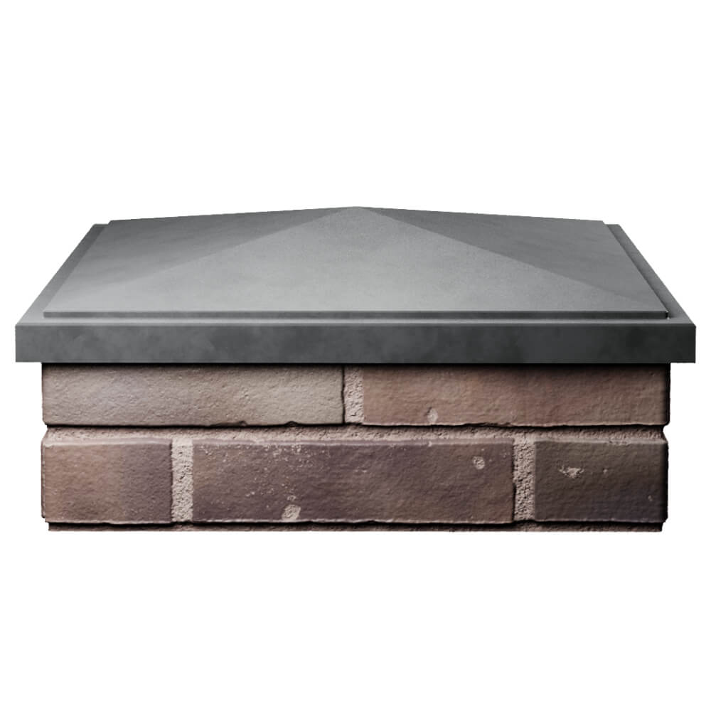 Колпак Zking БонаМоно Серый на столб 2х2 кирпича (515х515, 530х530мм) Дзержинск фото