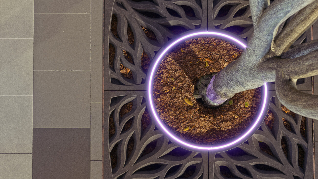 Приствольная решетка для дерева ZKING CRUST 1.2х1.2м Черная в Дзержинске фото