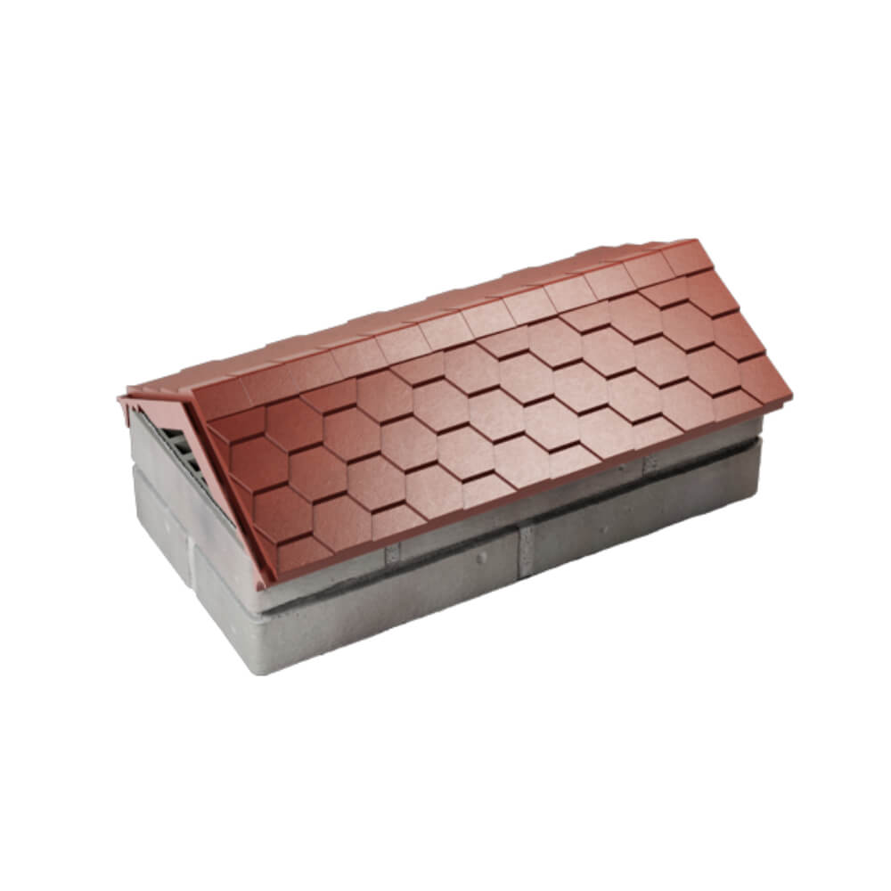 Парапет Zking Эверест Красный с посадкой на 1 кирпич (200/225/255мм) в Дзержинске фото