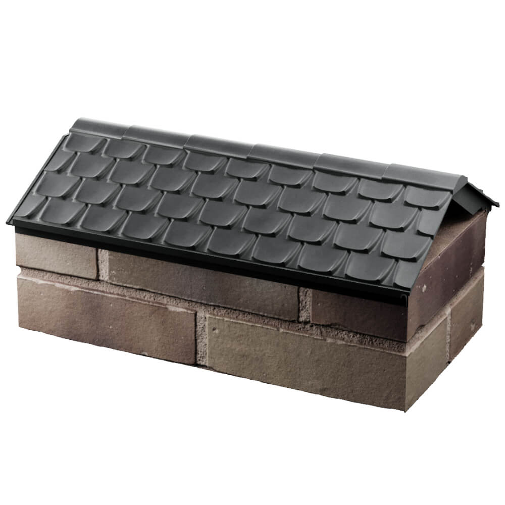 Парапет Zking Эльбрус Серый с посадкой на 1 кирпич (255мм) в Дзержинске фото