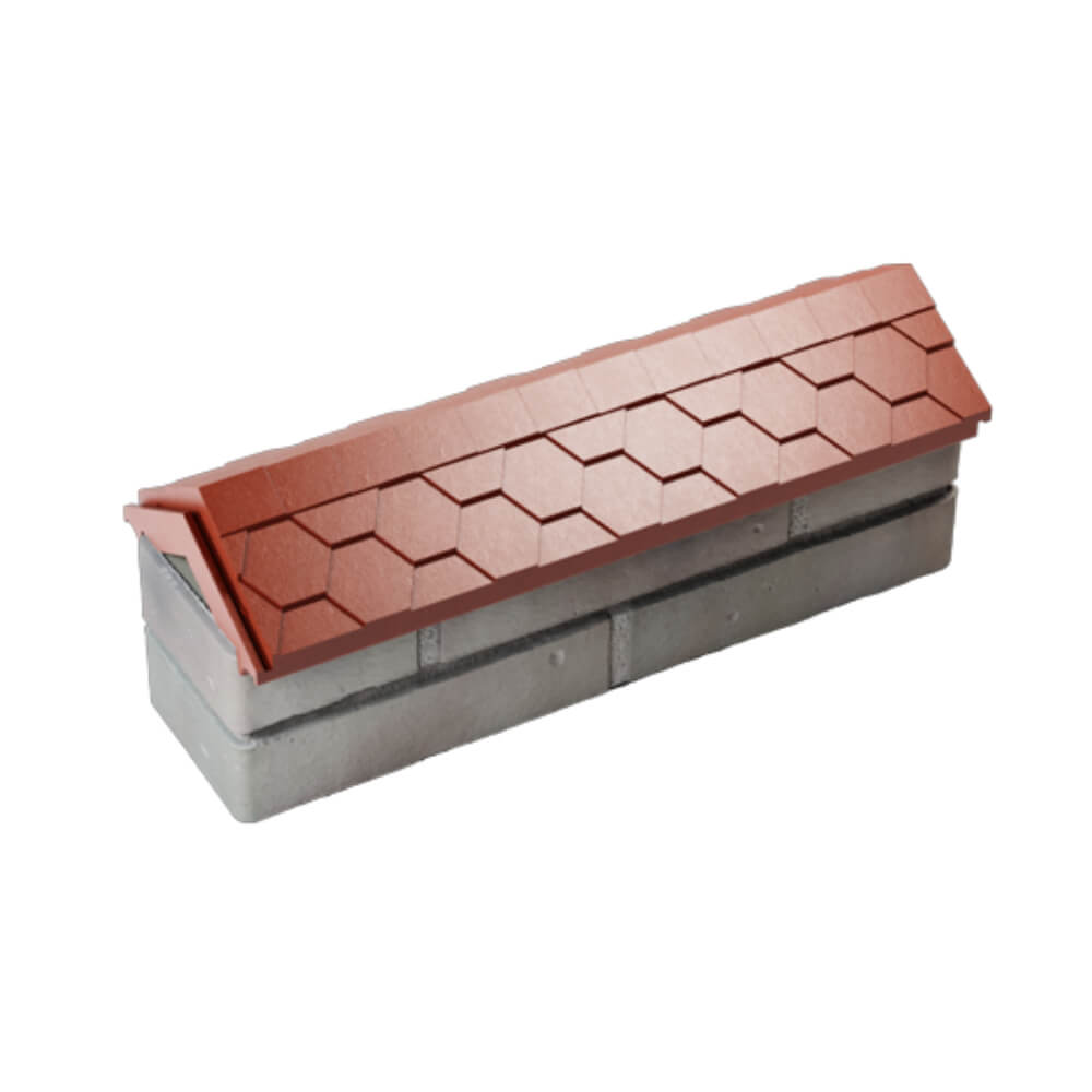 Парапет Zking Эверест Красный с посадкой на 0.5 кирпича (130мм) в Дзержинске фото