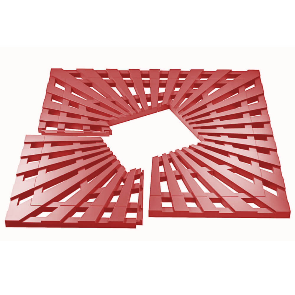 Приствольная решетка для дерева ZKING ATMOSPHERE 1.2х1.2м Красная в Дзержинске фото