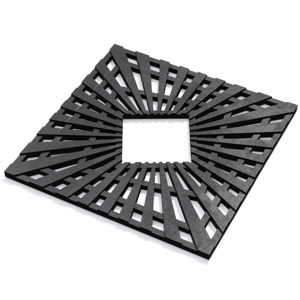 Приствольная решетка для дерева ZKING ATMOSPHERE 1.2х1.2м Черная в Дзержинске фото