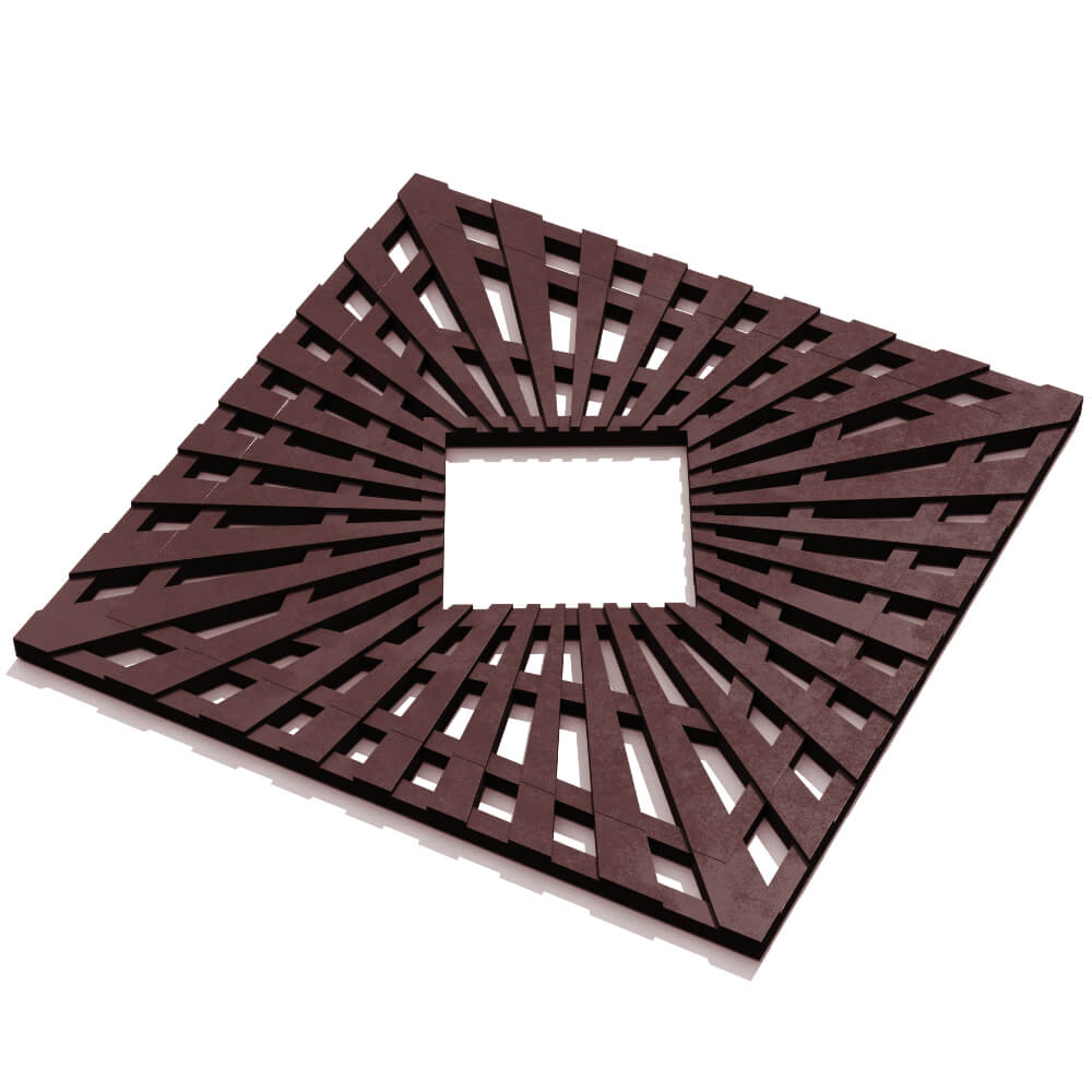 Приствольная решетка для дерева ZKING ATMOSPHERE 1.2х1.2м Коричневая в Дзержинске фото