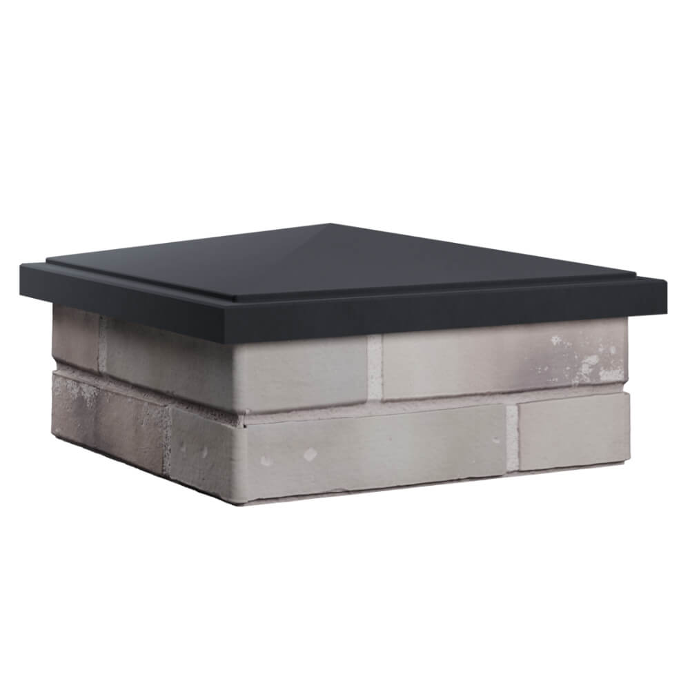 Колпак Zking БонаМоно Серый на столб 1.5х1.5 кирпича (385х385, 400х400мм) в Дзержинске фото