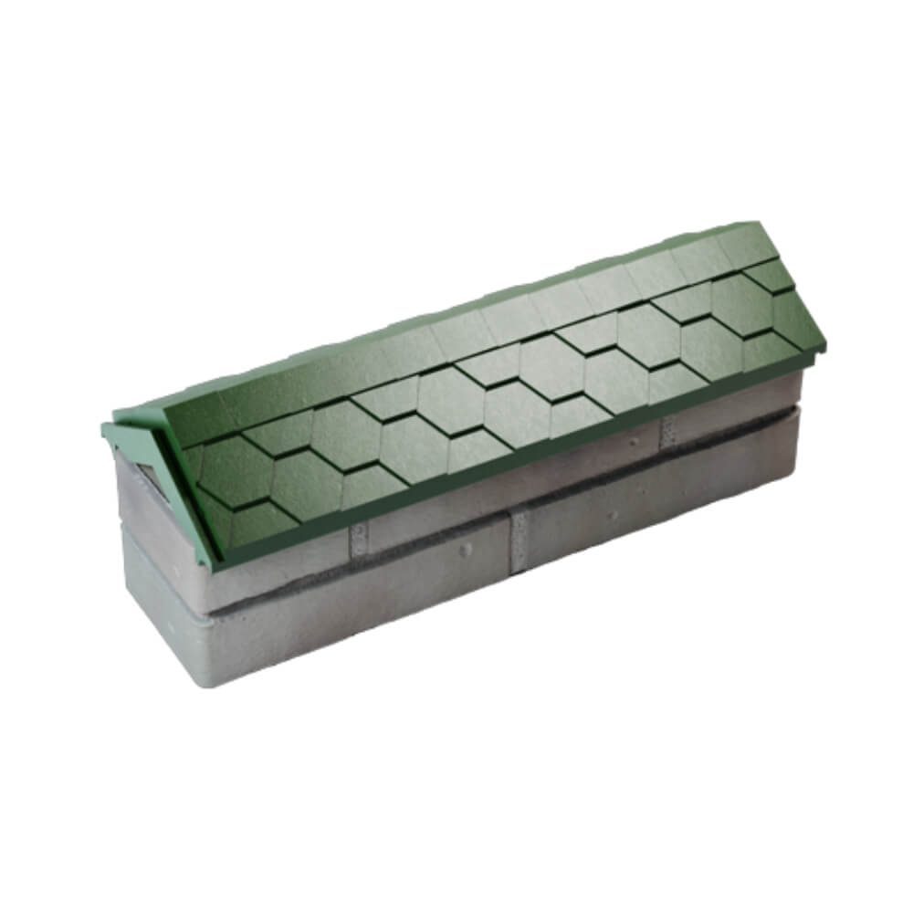 Парапет Zking Эверест Зеленый с посадкой на 0.5 кирпича (130мм) в Дзержинске фото