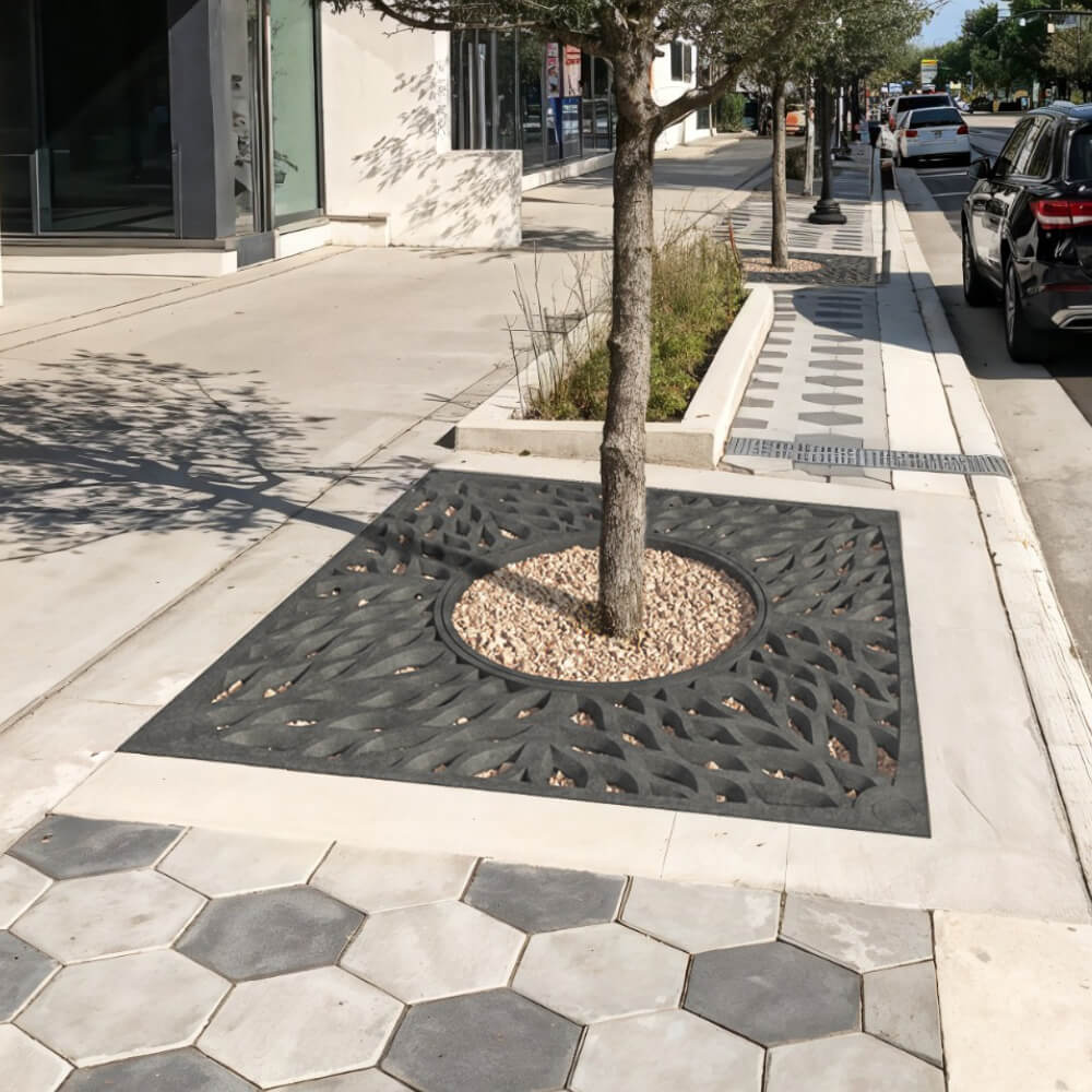 Приствольная решетка для дерева ZKING CRUST 2х2м Черная в Дзержинске фото