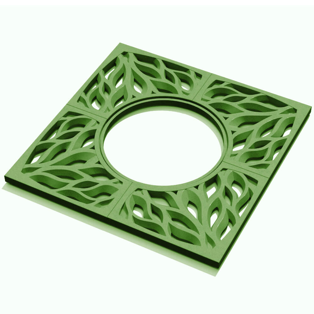 Приствольная решетка для дерева ZKING CRUST 1.2х1.2м Зеленая в Дзержинске фото